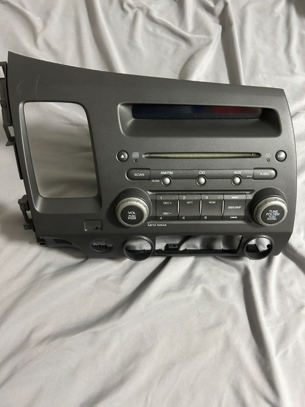 2010 Honda Civic Radio Climate Control CD Player OEM 39100-SNA-A040-M1 Grey